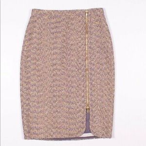 NWT J. Crew Sparkle Tweed Pencil Skirt